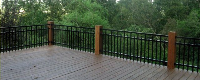 Can Aluminum Fence Material be Used as a Deck or Balcony Railing System?