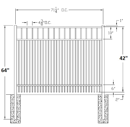 Horizon Residential Aluminum Fence | Fence-Depot